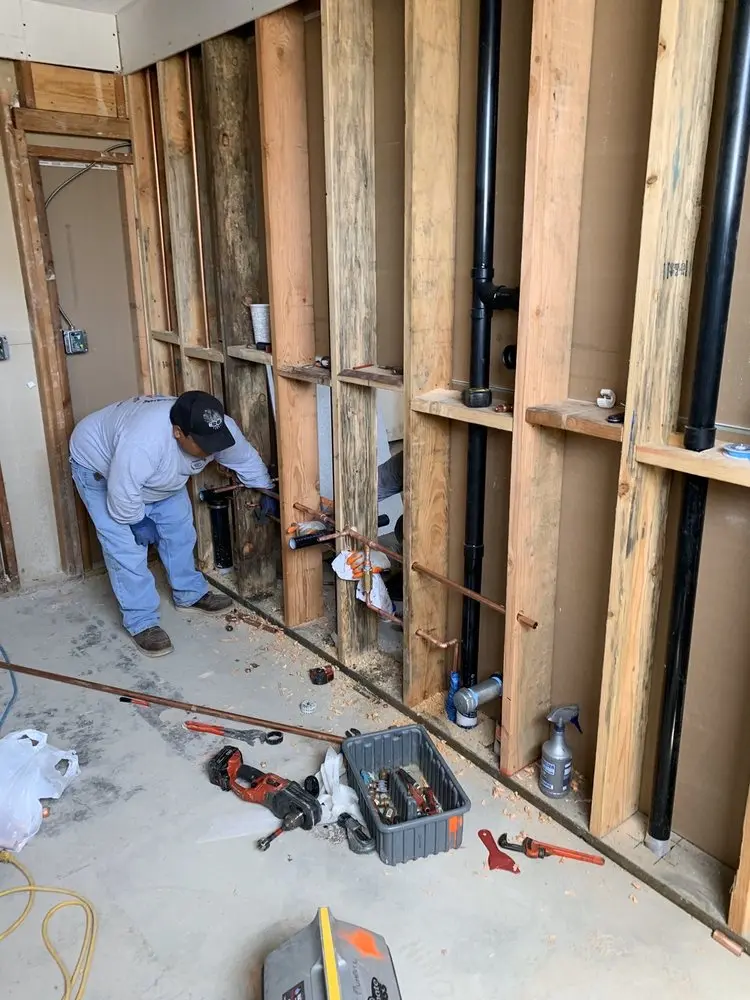Commercial rough-in plumbing for Water Heater Replacement in Middletown